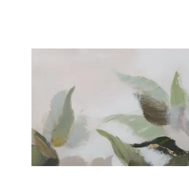 OBRAZ NA PŁÓTNIE FLOWER&LEAF 80x3,7x100 cm